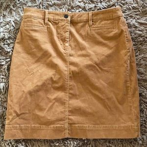 Suede skirt